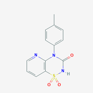 4-(4-methylphenyl)-2H-pyrido[2,3-e][1,2,4]thiadiazin-3(4H)-one 1,1-dioxide
