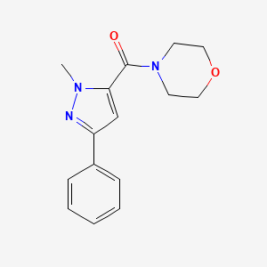 (2-Methyl-5-phenylpyrazol-3-yl)-morpholin-4-ylmethanone
