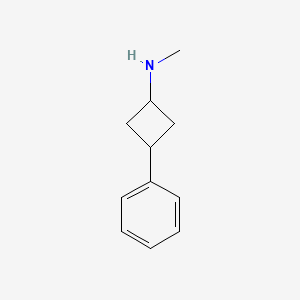 molecular formula C11H15N B2948236 N-methyl-3-phenylcyclobutan-1-amine CAS No. 2230789-86-1