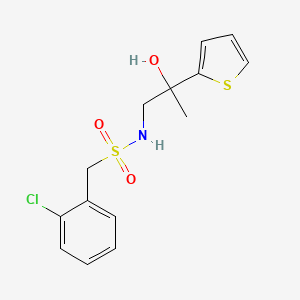 1-(2-chlorophenyl)-N-(2-hydroxy-2-(thiophen-2-yl)propyl)methanesulfonamide