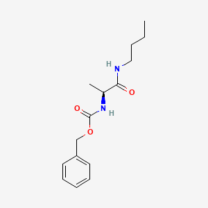 molecular formula C15H22N2O3 B2948261 Benzyl N-[(1S)-1-(butylcarbamoyl)ethyl]carbamate CAS No. 50722-42-4
