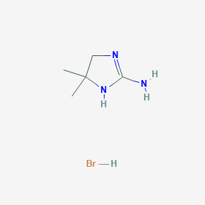 5,5-dimethyl-4,5-dihydro-1H-imidazol-2-amine hydrobromide