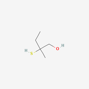 molecular formula C5H12OS B2948309 2-Methyl-2-sulfanyl-1-butanol CAS No. 887578-69-0