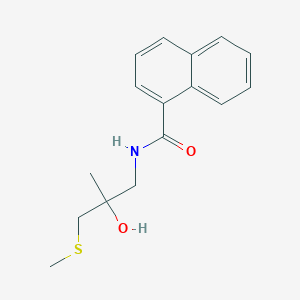 N-(2-hydroxy-2-methyl-3-(methylthio)propyl)-1-naphthamide