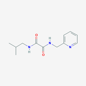 molecular formula C12H17N3O2 B2948332 N-Isobutyl-N'-pyridin-2-ylmethyl-oxalamide CAS No. 352012-99-8