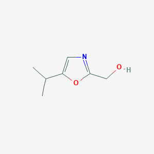 molecular formula C7H11NO2 B2948355 (5-Isopropyloxazol-2-yl)methanol CAS No. 1780170-44-6