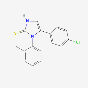 5-(4-chlorophenyl)-1-(2-methylphenyl)-1H-imidazole-2-thiol