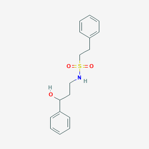 N-(3-hydroxy-3-phenylpropyl)-2-phenylethanesulfonamide
