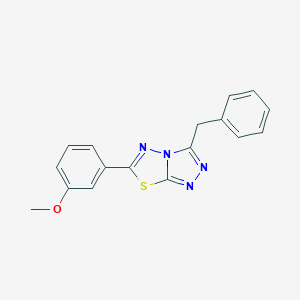 3-(3-Benzyl[1,2,4]triazolo[3,4-b][1,3,4]thiadiazol-6-yl)phenyl methyl ether