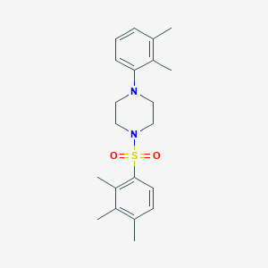 molecular formula C21H28N2O2S B2948413 1-(2,3-Dimethylphenyl)-4-(2,3,4-trimethylbenzenesulfonyl)piperazine CAS No. 865591-26-0