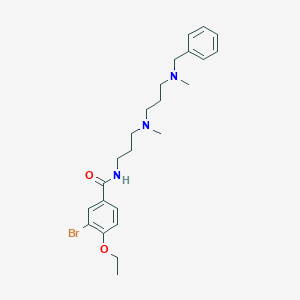 molecular formula C24H34BrN3O2 B294843 N-{3-[{3-[benzyl(methyl)amino]propyl}(methyl)amino]propyl}-3-bromo-4-ethoxybenzamide 