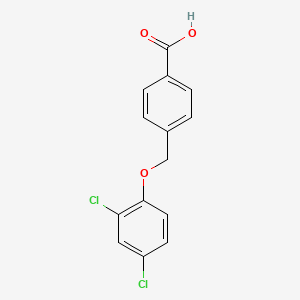 molecular formula C14H10Cl2O3 B2948442 4-[(2,4-Dichlorophenoxy)methyl]benzoic acid CAS No. 149288-47-1