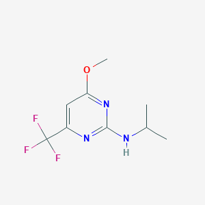 N-isopropyl-4-methoxy-6-(trifluoromethyl)-2-pyrimidinamine
