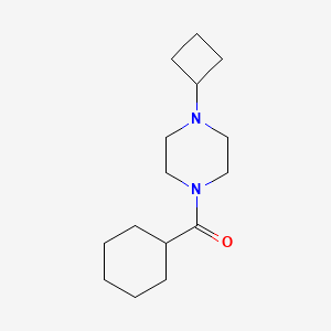 molecular formula C15H26N2O B2948473 1-cyclobutyl-4-cyclohexanecarbonylpiperazine CAS No. 2034608-19-8