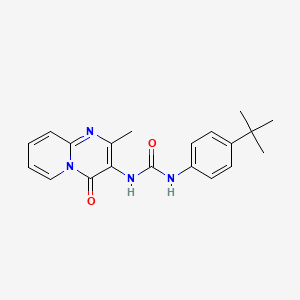 molecular formula C20H22N4O2 B2948477 1-(4-(tert-butyl)phenyl)-3-(2-methyl-4-oxo-4H-pyrido[1,2-a]pyrimidin-3-yl)urea CAS No. 1060246-02-7