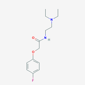 molecular formula C14H21FN2O2 B294849 N-[2-(diethylamino)ethyl]-2-(4-fluorophenoxy)acetamide 