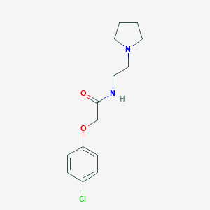 2-(4-chlorophenoxy)-N-[2-(pyrrolidin-1-yl)ethyl]acetamide