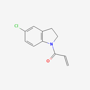 1-(5-Chloro-2,3-dihydroindol-1-yl)prop-2-en-1-one