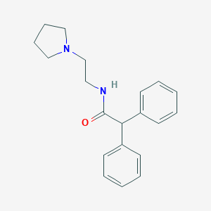 molecular formula C20H24N2O B294858 2,2-diphenyl-N-[2-(1-pyrrolidinyl)ethyl]acetamide 