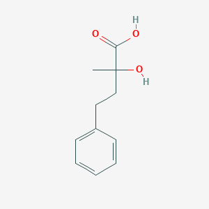 molecular formula C11H14O3 B2948605 2-Hydroxy-2-methyl-4-phenylbutanoic acid CAS No. 4374-63-4