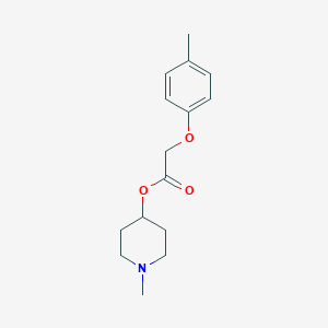 1-Methylpiperidin-4-yl (4-methylphenoxy)acetate