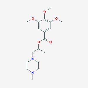 1-(4-Methylpiperazin-1-yl)propan-2-yl 3,4,5-trimethoxybenzoate