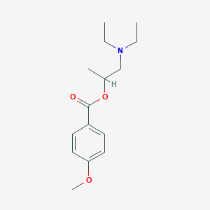 molecular formula C15H23NO3 B294868 1-(Diethylamino)propan-2-yl 4-methoxybenzoate 