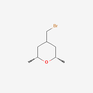 molecular formula C8H15BrO B2948691 (2R,6S)-4-(bromomethyl)-2,6-dimethyloxane CAS No. 2137099-16-0