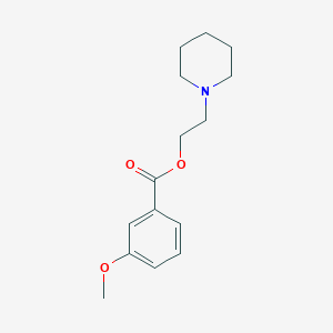 2-(Piperidin-1-yl)ethyl 3-methoxybenzoate