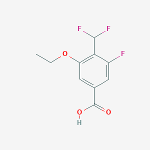 B2948710 4-(Difluoromethyl)-3-ethoxy-5-fluorobenzoic acid CAS No. 2166827-00-3