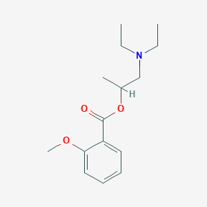 1-(Diethylamino)propan-2-yl 2-methoxybenzoate