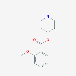1-Methyl-4-piperidinyl 2-methoxybenzoate