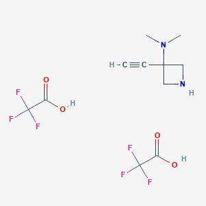 3-Ethynyl-N,N-dimethylazetidin-3-amine;2,2,2-trifluoroacetic acid