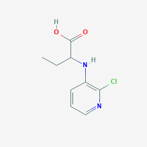 2-[(2-Chloropyridin-3-yl)amino]butanoic acid