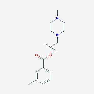 1-(4-Methylpiperazin-1-yl)propan-2-yl 3-methylbenzoate