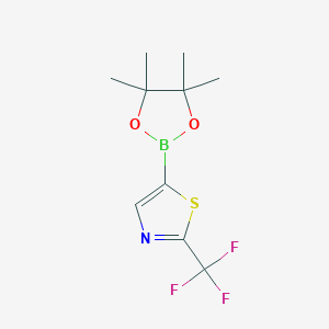 5-(Tetramethyl-1,3,2-dioxaborolan-2-yl)-2-(trifluoromethyl)-1,3-thiazole