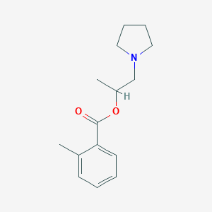 1-(Pyrrolidin-1-yl)propan-2-yl 2-methylbenzoate