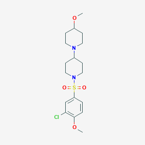1'-(3-Chloro-4-methoxybenzenesulfonyl)-4-methoxy-1,4'-bipiperidine