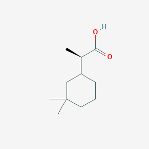 molecular formula C11H20O2 B2948840 (2R)-2-(3,3-Dimethylcyclohexyl)propanoic acid CAS No. 2248215-33-8
