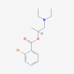molecular formula C14H20BrNO2 B294885 1-(Diethylamino)propan-2-yl 2-bromobenzoate 