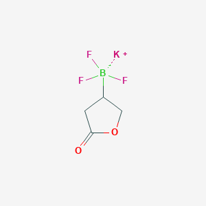 Potassium;trifluoro-(5-oxooxolan-3-yl)boranuide