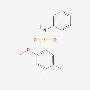 2-Methoxy-4,5-dimethyl-N-(2-methylphenyl)benzenesulfonamide
