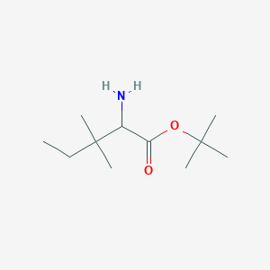 Tert-butyl 2-amino-3,3-dimethylpentanoate