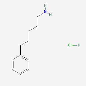 molecular formula C11H18ClN B2948864 5-Phenylpentan-1-amine;hydrochloride CAS No. 53429-15-5