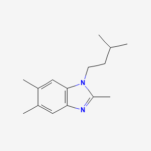2,5,6-Trimethyl-1-(3-methylbutyl)benzimidazole