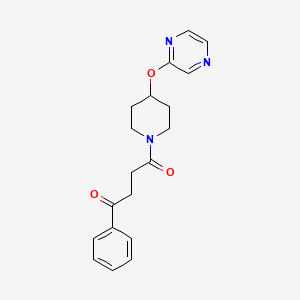 1-Phenyl-4-(4-(pyrazin-2-yloxy)piperidin-1-yl)butane-1,4-dione