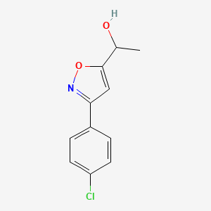 1-[3-(4-Chlorophenyl)-5-isoxazolyl]-1-ethanol