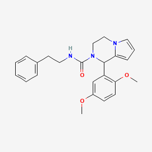 1-(2,5-dimethoxyphenyl)-N-phenethyl-3,4-dihydropyrrolo[1,2-a]pyrazine-2(1H)-carboxamide