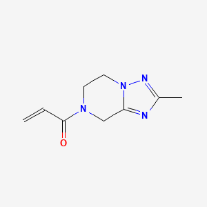 molecular formula C9H12N4O B2948906 1-{2-methyl-5H,6H,7H,8H-[1,2,4]triazolo[1,5-a]pyrazin-7-yl}prop-2-en-1-one CAS No. 2094750-07-7