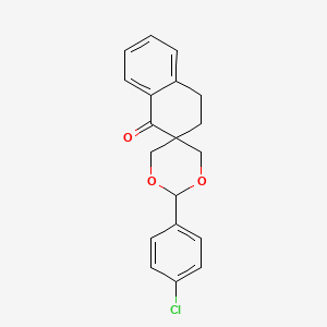 2,2-bis(Hydroxymethyl)-3,4-dihydro-1(2H)-napthalenone-4-chlorobenzaldehyde acetal